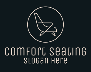 Seating - Modern Furniture Chair logo design