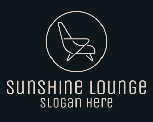 Modern Furniture Chair logo design