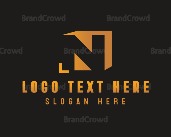 Professional Brand Letter N Logo