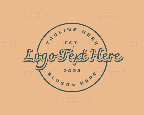 Retro Brand Business Logo