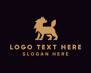Deluxe - Animal Wolf Company logo design