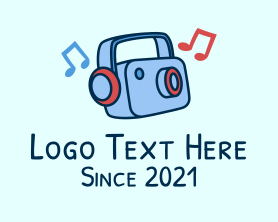Camera - Music Camera logo design
