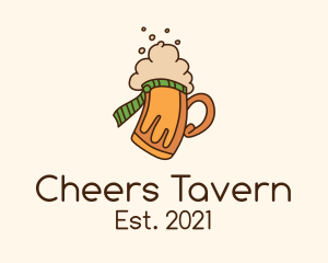 Pub - Beer Foam Pub logo design