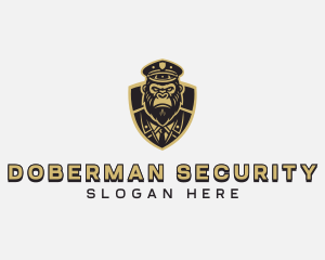 Gorilla Security Police logo design