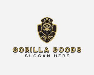 Gorilla Security Police logo design