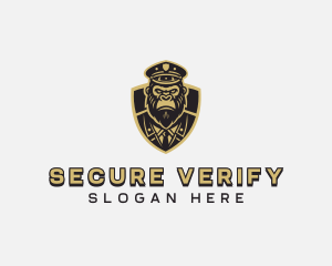 Gorilla Security Police logo design