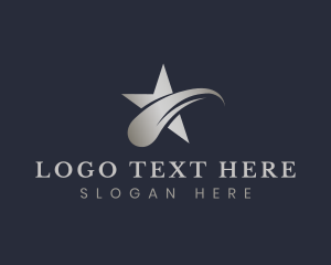 Design Studio - Stylish Shooting Star logo design