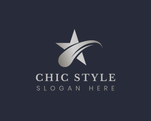 Stylish - Stylish Shooting Star logo design