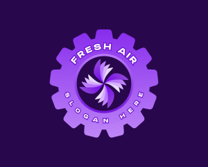 Mechanic Propeller Gear logo design