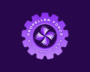 Propeller - Mechanic Propeller Gear logo design