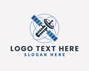 Technology - Satellite Panel Technology logo design