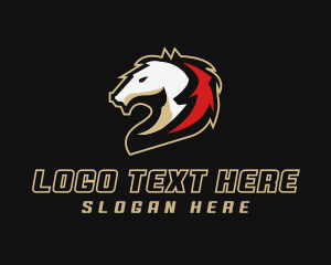 Mascot - Wild Horse Sports logo design