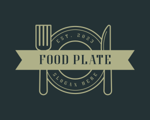 Plate - Restaurant Buffet Dining logo design