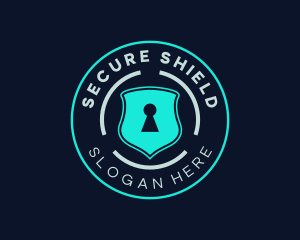 Guard - Security Keyhole Shield logo design