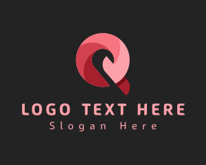 E Commerce - Tech Digital Letter Q logo design