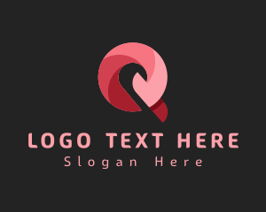 Letter Q - Tech Digital Letter Q logo design