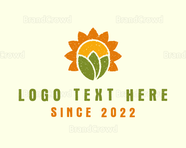 Sunflower Farm Garden Logo