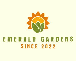 Sunflower Farm Garden logo design