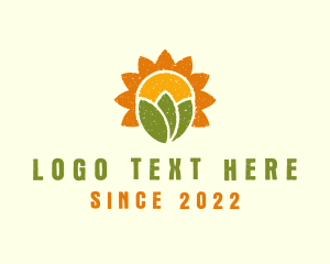 Farm - Sunflower Farm Garden logo design