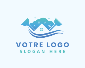 Suds - Housekeeper Suds Plunger logo design