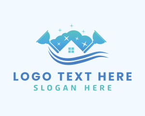 Gradient - Housekeeper Suds Plunger logo design