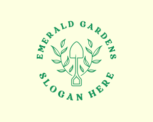 Gardening Shovel Tool logo design