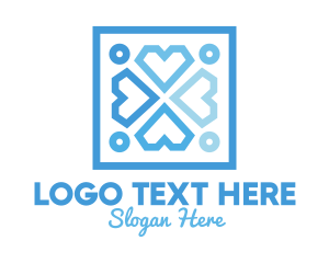 Therapy - Blue Diamond Badge logo design