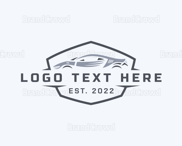 Sports Car Racing Logo