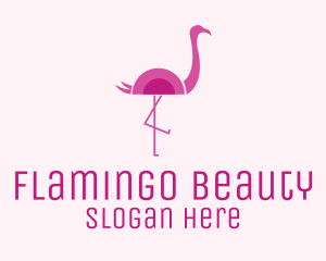 Flamingo - Flamingo Bird Zoo logo design