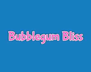 Bubblegum - Sweet Cute Bubblegum logo design