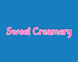 Sweet Cute Bubblegum logo design