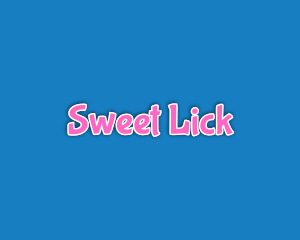 Sweet Cute Bubblegum logo design