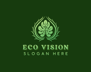 Eco Herbal Garden logo design