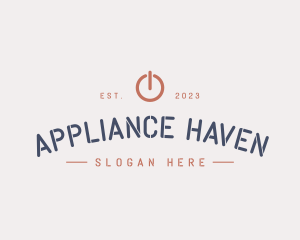 Appliance - Electric Power Button logo design