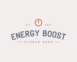 Power - Electric Power Button logo design