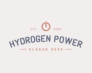 Electric Power Button  logo design