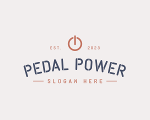 Electric Power Button  logo design