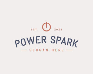 Electric - Electric Power Button logo design