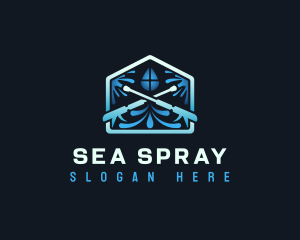 Housekeeping Pressure Cleaner logo design