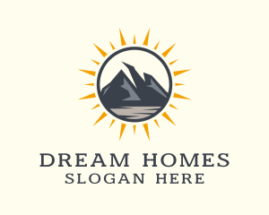 Outdoor Mountain Sunrise  Logo