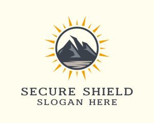 Outdoor Mountain Sunrise  Logo