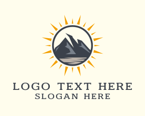 Outdoor Mountain Sunrise  Logo