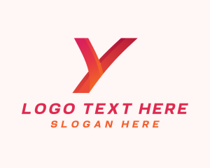 Technology - Gradient Modern Letter Y logo design