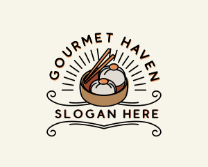 Dimsum Restaurant Cuisine logo design