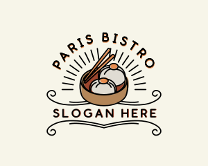 Dimsum Restaurant Cuisine logo design