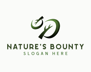 Leaves Eco Natural logo design