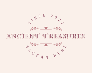 Dainty Feminine Badge logo design