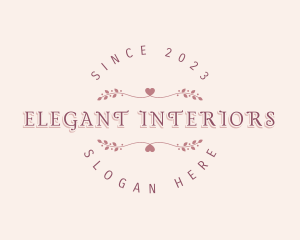 Dainty Feminine Badge logo design