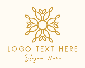 Autumn Organic Pattern Logo