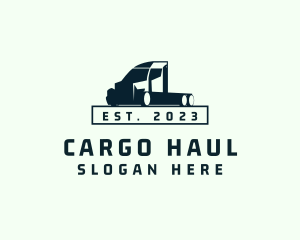 Truck Logistics Vehicle logo design